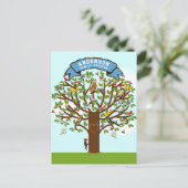 Uitnodigingen voor familiereünie (Staand voorkant)