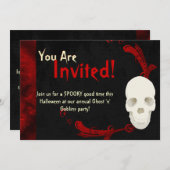 Uitnodigingen voor Fanged Skull (Voorkant / Achterkant)