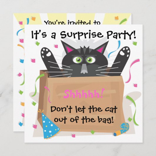 Uitnodigingen voor feestdagen (Voorkant / Achterkant)