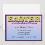 Uitnodigingen voor feestdagen bij de feestdag bij  (Voorkant / Achterkant)