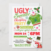 Uitnodigingen voor feestelijke kerstfeestdagen (Voorkant)