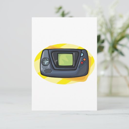 Uitnodigingen voor gameconsole (Staand voorkant)