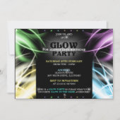 Uitnodigingen voor Glow Party (Voorkant)