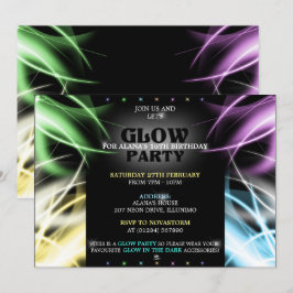 Uitnodigingen voor Glow Party