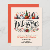 Uitnodigingen voor Hallowmas Halloween Kerst Mashu (Voorkant / Achterkant)