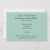 Uitnodigingen voor het afstuderen van verpleegkund (Achterkant)