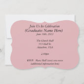 Uitnodigingen voor het afstuderen van verpleegkund (Achterkant)