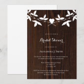 Uitnodigingen voor het douchen van soep met bridal (Voorkant / Achterkant)