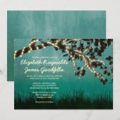 Uitnodigingen voor het huwelijk van tuinvogels (Voorkant / Achterkant)