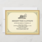 Uitnodigingen voor het Kanon Schiet Feest (Voorkant)