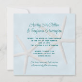 Uitnodigingen voor het strandhuwelijk (Achterkant)