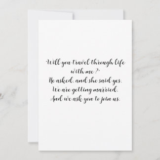 Uitnodigingen voor huwelijksreceptie