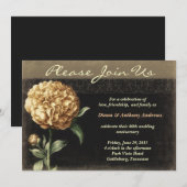 Uitnodigingen voor huwelijksverjaardag (Voorkant / Achterkant)