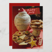 Uitnodigingen voor kerstfeestdagen (Voorkant / Achterkant)