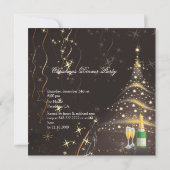 Uitnodigingen voor kerstfeestdagen (Achterkant)