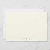 Uitnodigingen voor kerstfeestdagen (Achterkant)