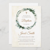 Uitnodigingen voor kerstmis en baptisme (Voorkant / Achterkant)