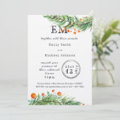 Uitnodigingen voor Kerstrepetitie diner in landeli (Staand voorkant)