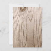 Uitnodigingen voor landelijke Mason Jar Rustic Bri (Achterkant)