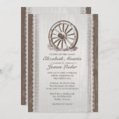 Uitnodigingen voor landwagenweduwen (Voorkant / Achterkant)