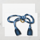 Uitnodigingen voor lintkoolstokken (Voorkant / Achterkant)