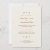 Uitnodigingen voor marineverbindingen met zeeschel (Achterkant)