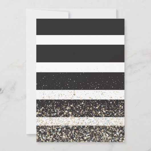 Uitnodigingen voor moderne kerstkerstfeestjes (Achterkant)