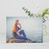 Uitnodigingen voor moderne scriptfotografie (Staand voorkant)