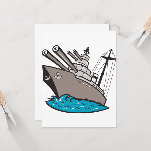 Uitnodigingen voor oorlogsschepen