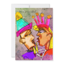 Uitnodigingen voor oudejaarsavond