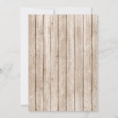 Uitnodigingen voor Owl baby shower (Achterkant)