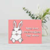 Uitnodigingen voor paaskaarten op maat (Staand voorkant)