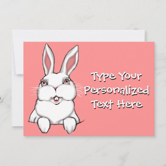 Uitnodigingen voor paaskaarten op maat (Voorkant)