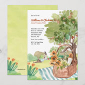 Uitnodigingen voor picknick (Voorkant / Achterkant)