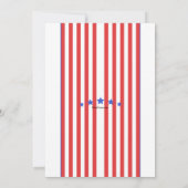 Uitnodigingen voor president's Day Party (Achterkant)