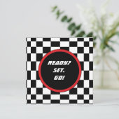 Uitnodigingen voor racehandelaars (Staand voorkant)