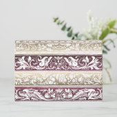 Uitnodigingen voor renaissance Wedding (Staand voorkant)