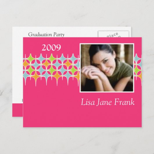 Uitnodigingen voor retrodiploma's (Voorkant / Achterkant)