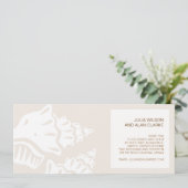 Uitnodigingen voor ridderbruiloft elegant modern d (Staand voorkant)