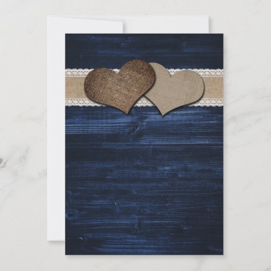 Uitnodigingen voor roodbruine zonnebloemen en mari (Achterkant)