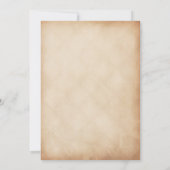 Uitnodigingen voor Rustic Sunflower Wedding (Achterkant)