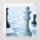 Uitnodigingen voor schaakontwerp (Voorkant / Achterkant)