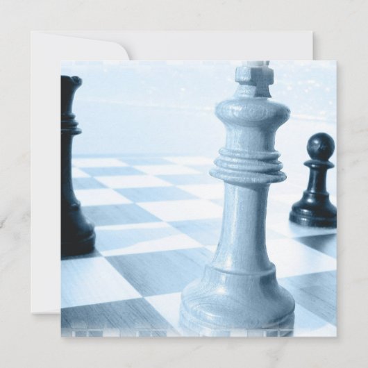 Uitnodigingen voor schaakontwerp (Voorkant)