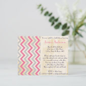 Uitnodigingen voor speciale bridal-douches (Staand voorkant)