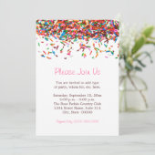 Uitnodigingen voor springen (Staand voorkant)