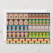 Uitnodigingen voor supermarktschappen (Voorkant)