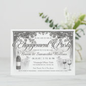 Uitnodigingen voor Supreme  Engagement Party V02 (Staand voorkant)