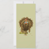 Uitnodigingen voor Thanksgiving,  DIY achtergrond (Achterkant)