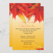 Uitnodigingen voor valbruiloft (Voorkant / Achterkant)