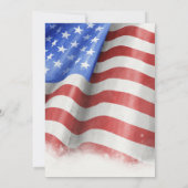 Uitnodigingen voor verjaardagsfeest met Amerikaans (Achterkant)